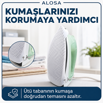 Alosa® Ütü Tabanı Koruyucu – Kumaş Koruyucu Delikli Ütü Aparatı